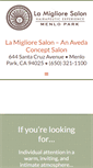 Mobile Screenshot of lamiglioresalon.com
